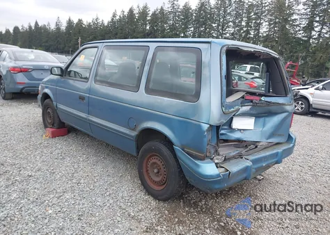 1995 Plymouth Voyager из США, поврежденный, VIN 2P4GH2536SR395683